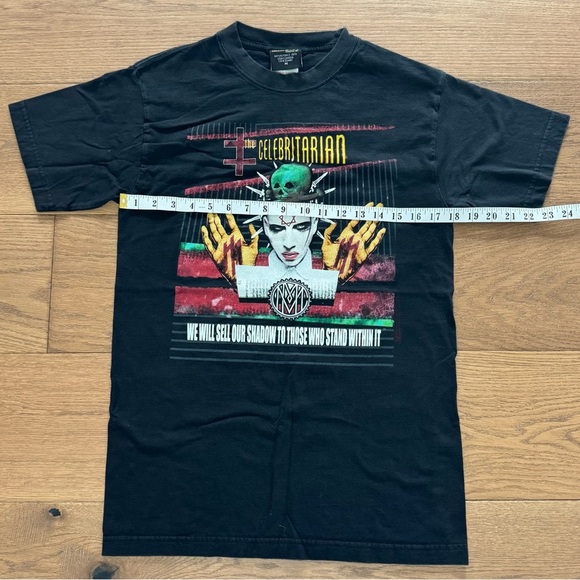 Marilyn Manson Artimonde The Celebritarian Vintage Y2K - Black - EUC - Size M - Picture 2 of 6